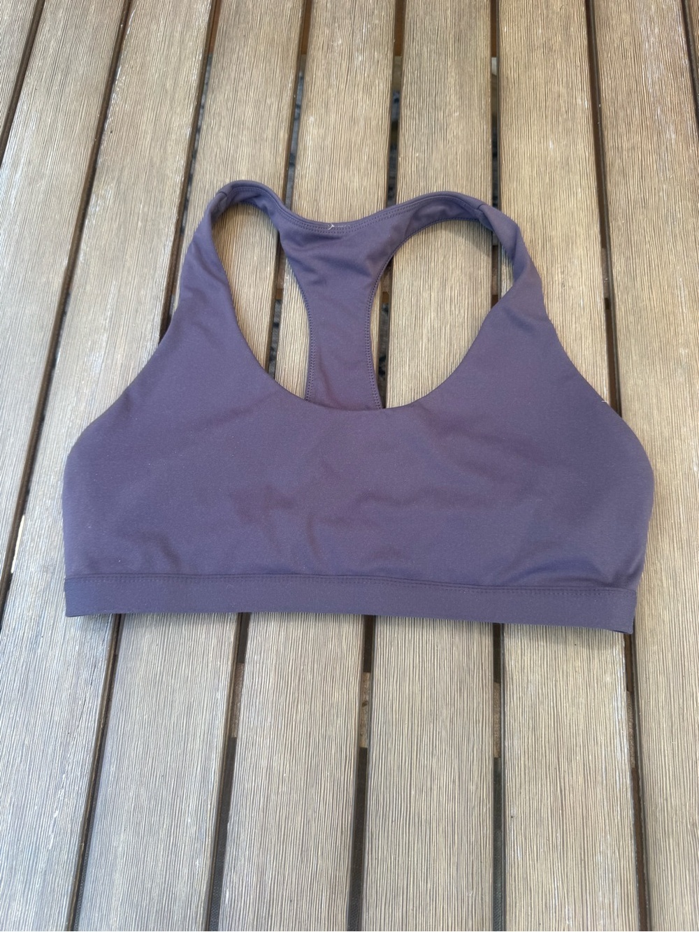 Fabletics Purple Strappy Back Sports Bra Approx. Medium Activewear
